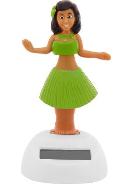 Voila Solar Powered Dancing Hula Girl Swinging Bobble Doll Gift Car Home_Assorted Color